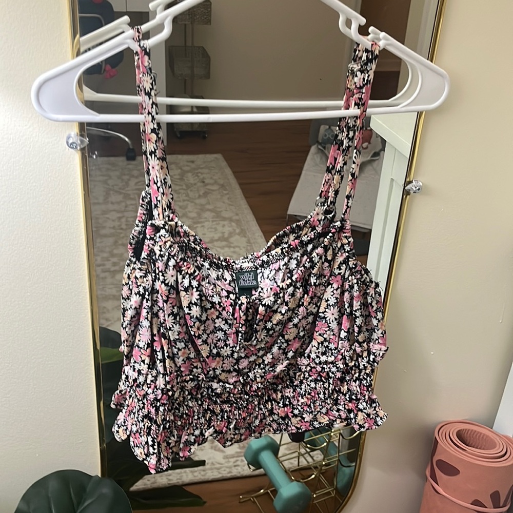Floral crop top